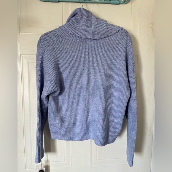 Jessica Simpson Purple Knit Cowl-neck Sweater - Picture 8 of 11